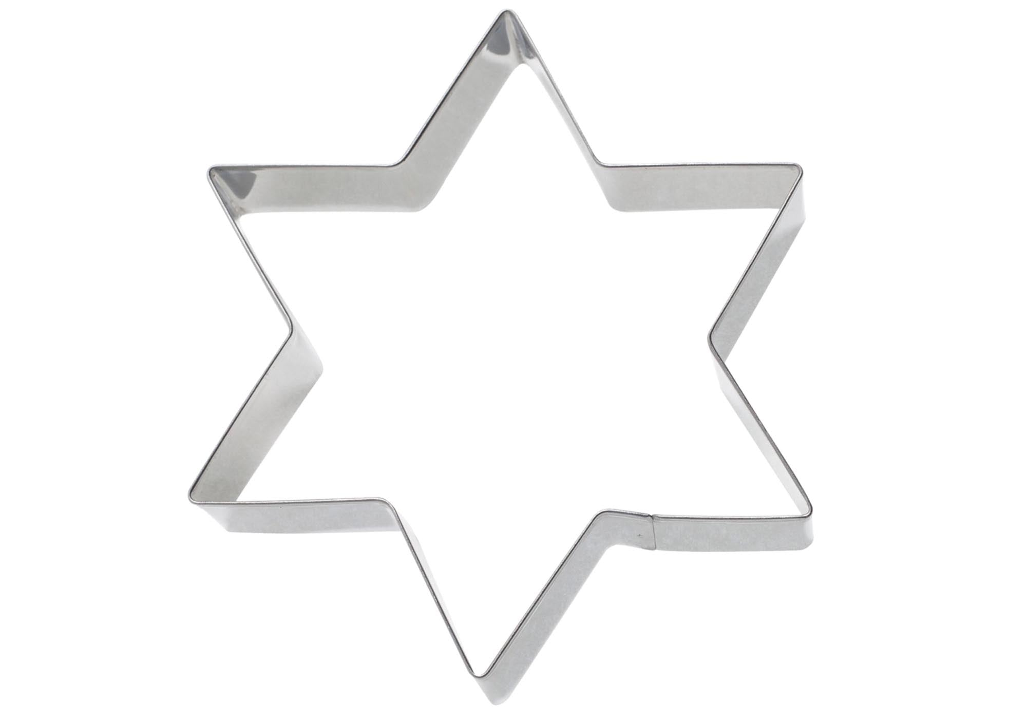 Lebkuchen-Ausstechform Stern, 12cm in Silber präsentiert im Onlineshop von KAQTU Design AG. Ausstecher ist von Westmark