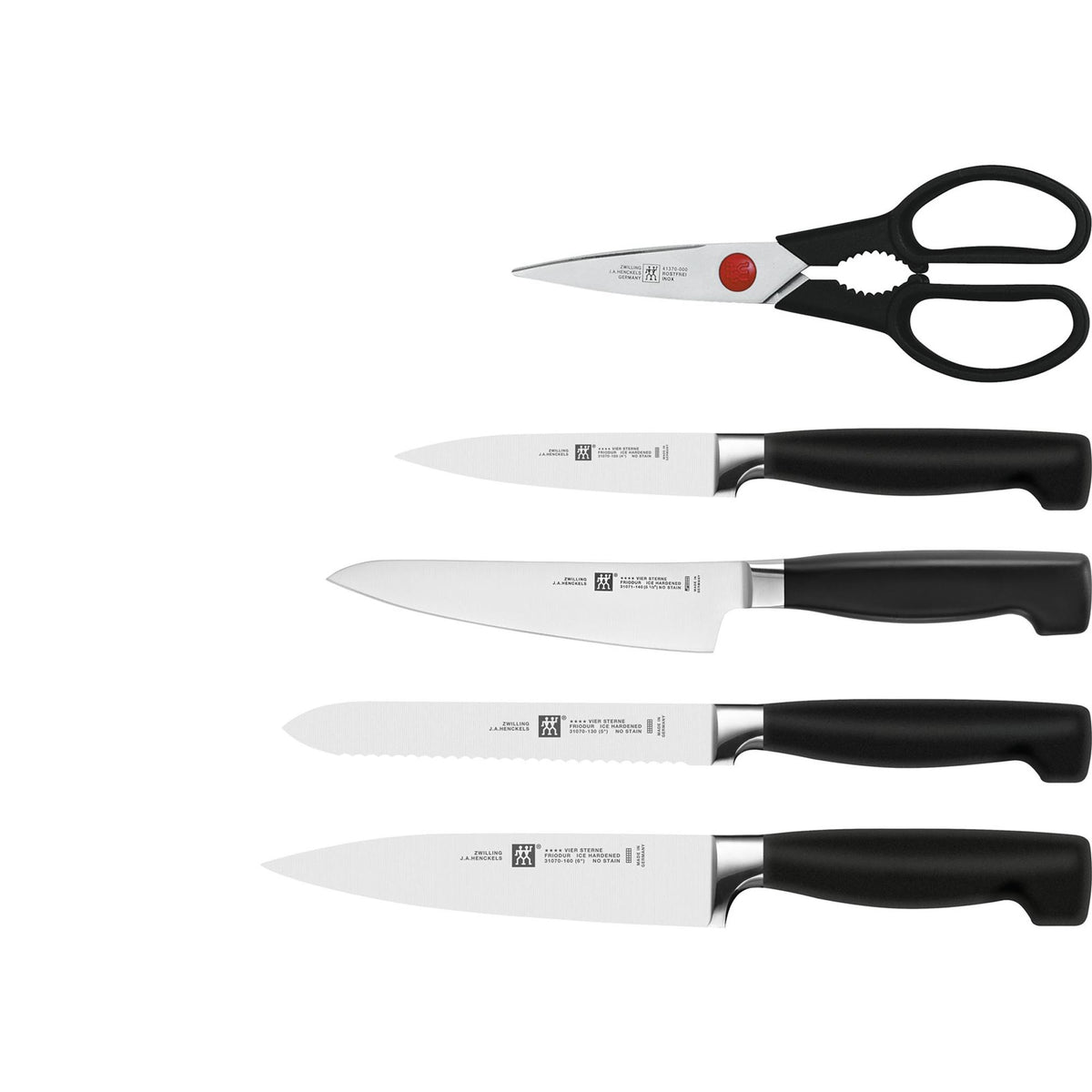 Four Star Messerblock "Lady Block", schwarz, 6-tlg. in Schwarz präsentiert im Onlineshop von KAQTU Design AG. Messerblock ist von Zwilling Kitchen