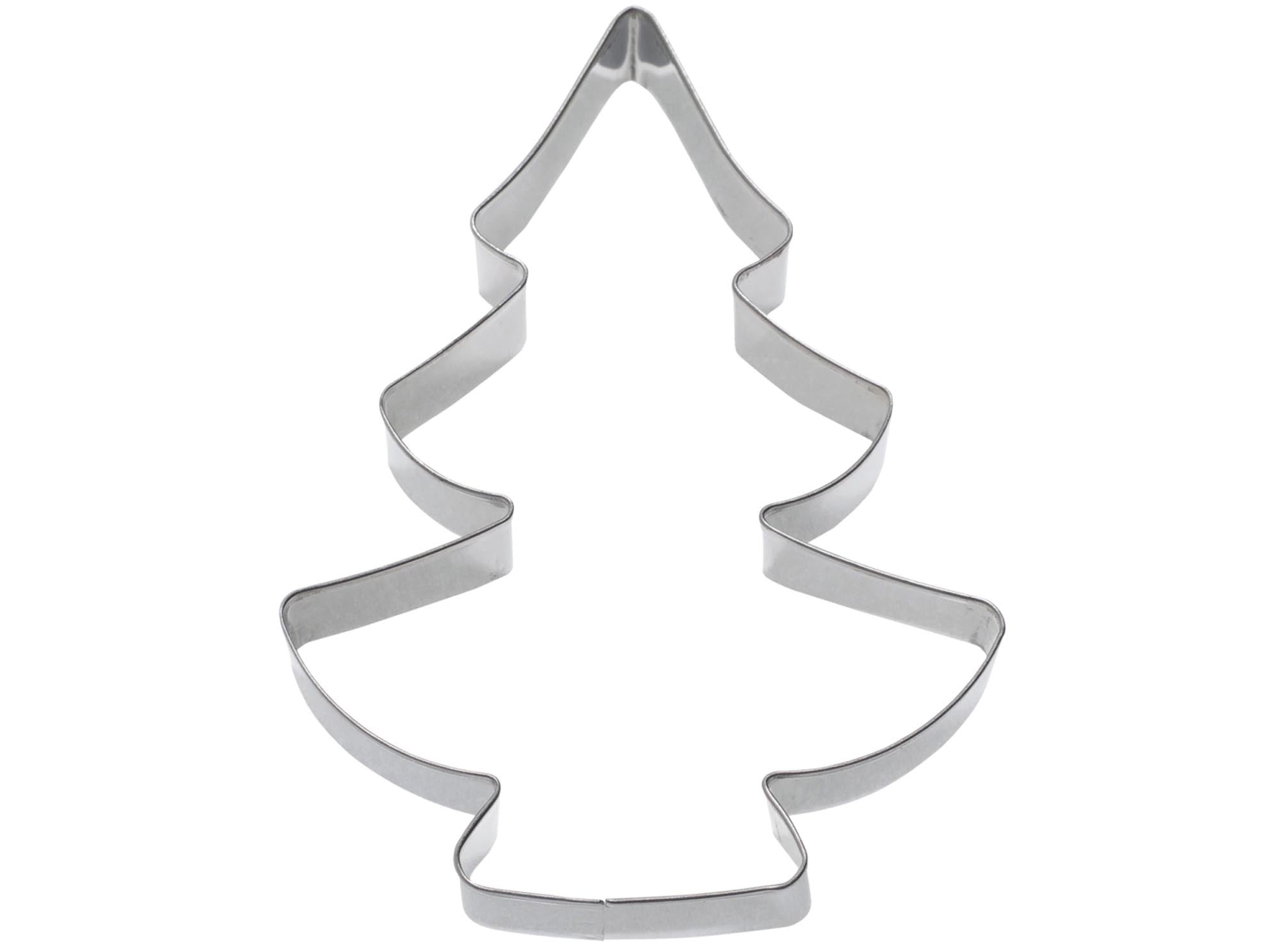 Lebkuchen-Ausstechform Tannenbaum, 12cm in Silber präsentiert im Onlineshop von KAQTU Design AG. Ausstecher ist von Westmark