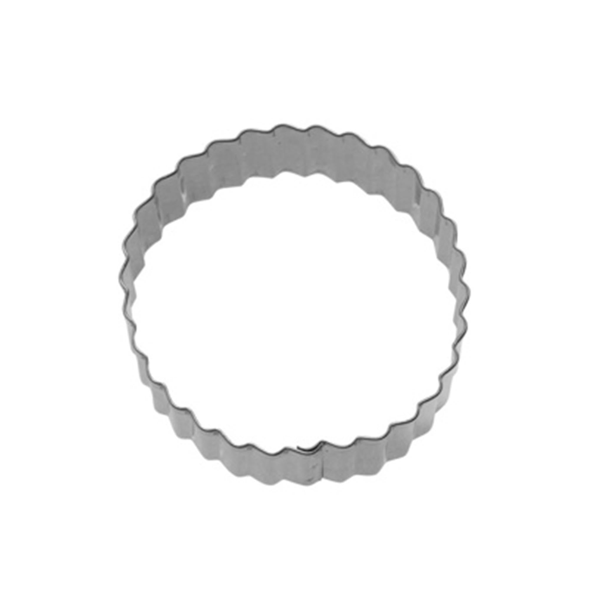 Set aus 3 gewellten Ausstechformen von Westmark, ideal für Terrassenkekse, Durchmesser 4, 5 und 6 cm, hochwertig und langlebig.
