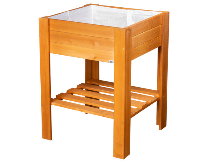 WAGNER SYSTEM Hochbeet Greenbox quadratisch 535x535x700 mm kastanie in  präsentiert im Onlineshop von KAQTU Design AG. Balkonkiste ist von WAGNER