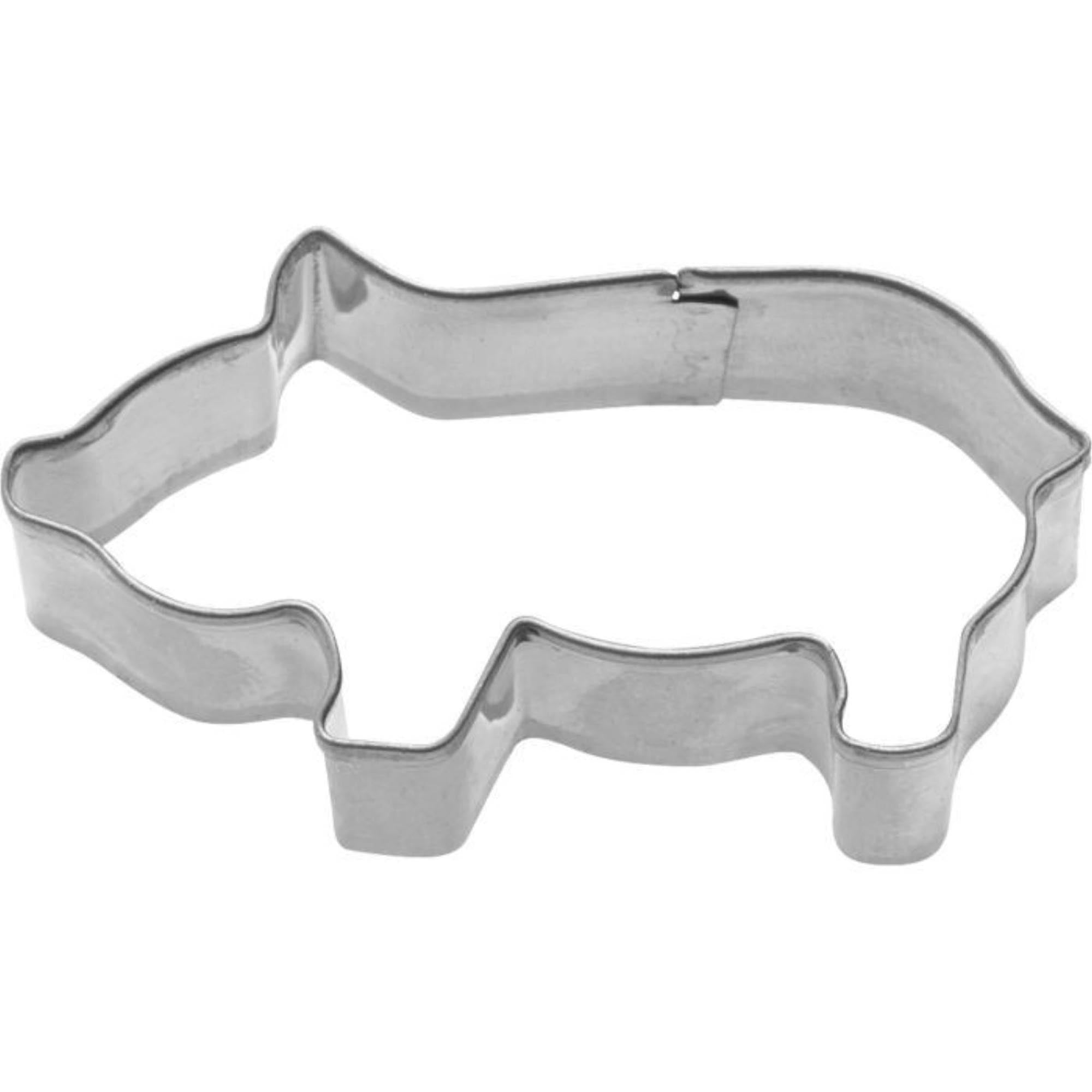 Ausstechform Schwein, 6cm in Silber präsentiert im Onlineshop von KAQTU Design AG. Ausstecher ist von Westmark