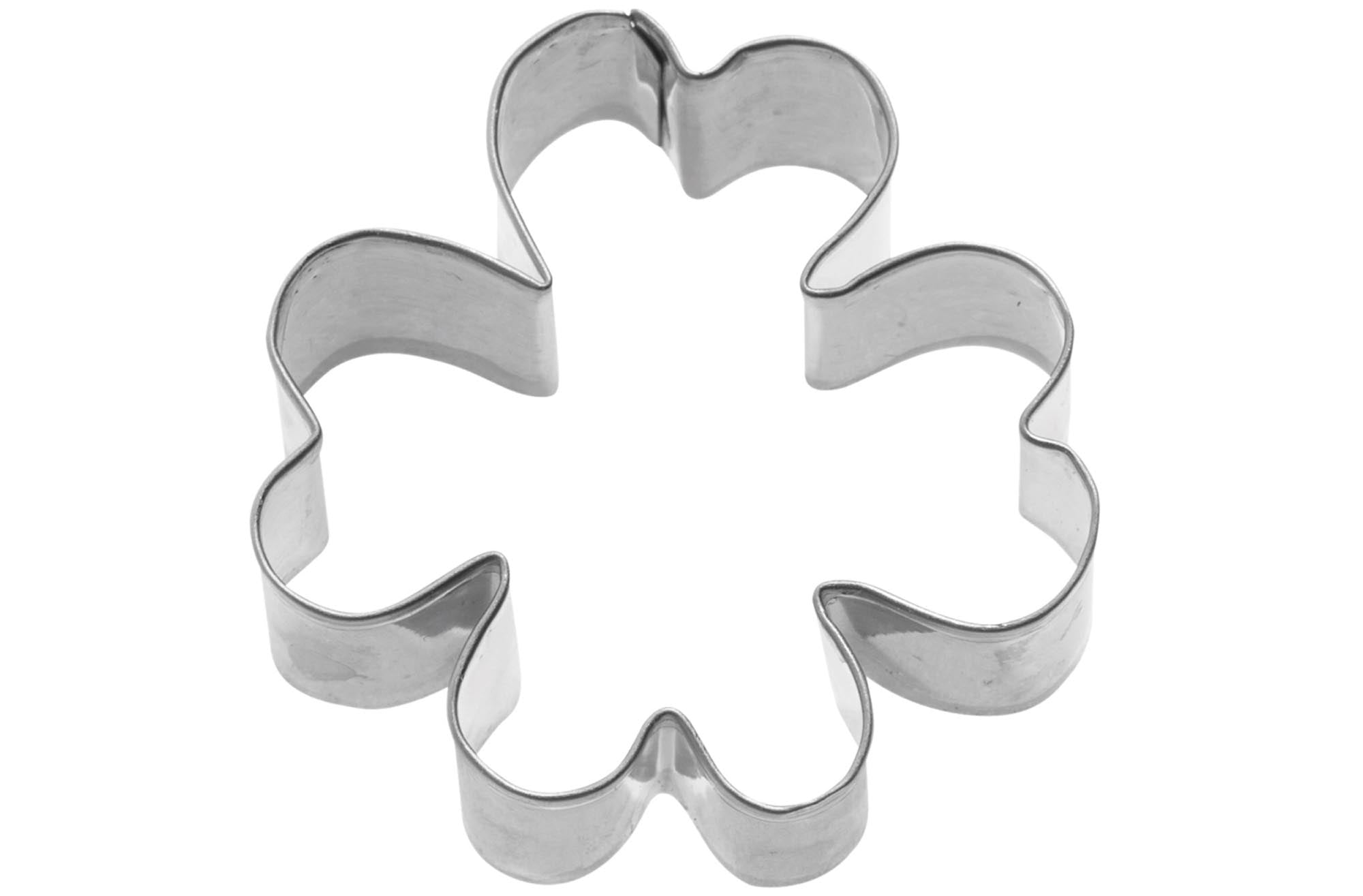 Ausstechform Kleeblatt, 6cm in Silber präsentiert im Onlineshop von KAQTU Design AG. Ausstecher ist von Westmark