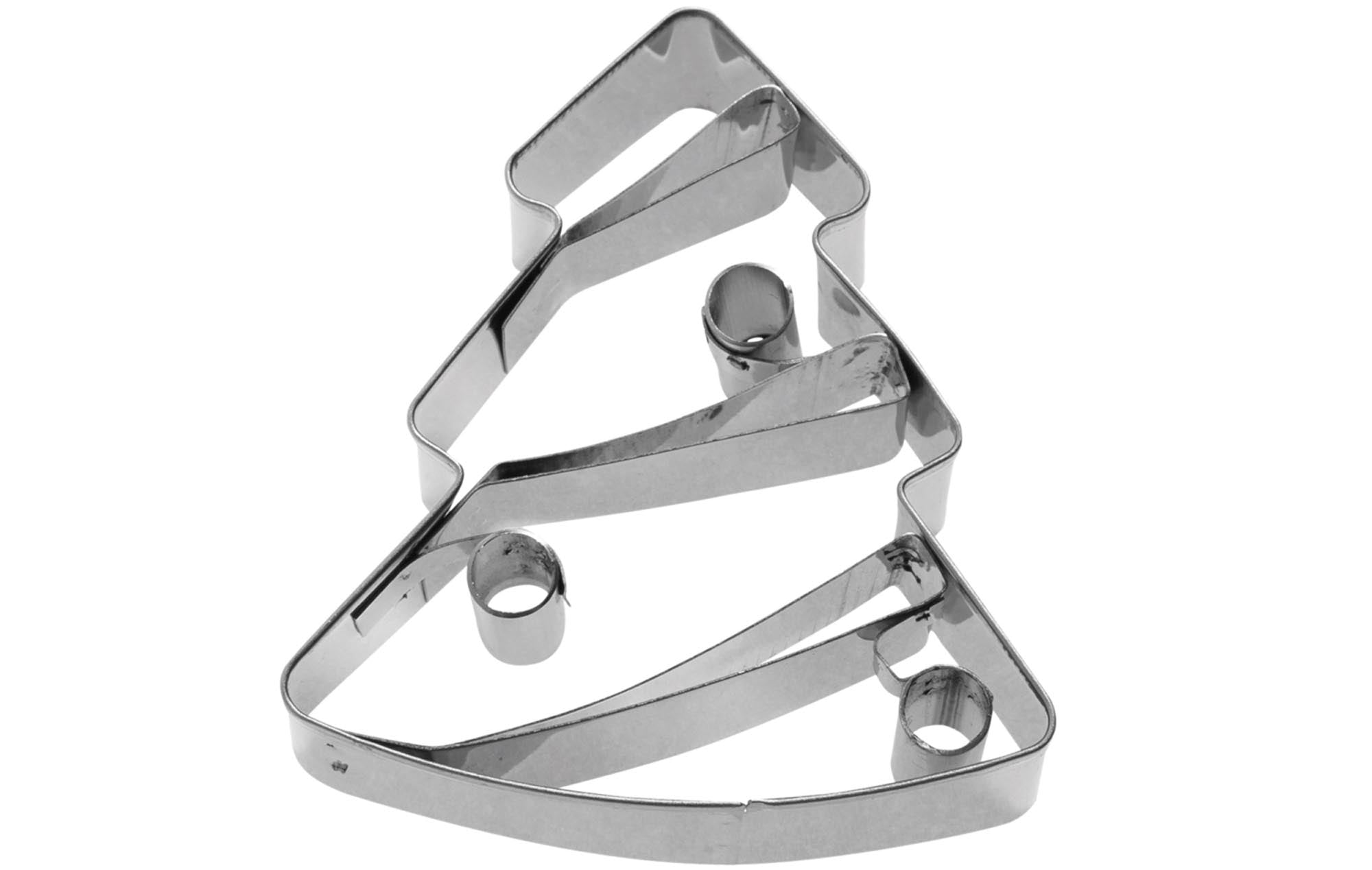 Ausstechform Tannenbaum 2D, 7cm in Silber präsentiert im Onlineshop von KAQTU Design AG. Ausstecher ist von Westmark