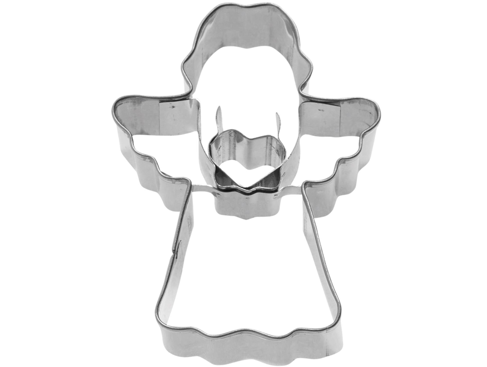 Ausstechform Engel 2D, 7cm in Silber präsentiert im Onlineshop von KAQTU Design AG. Ausstecher ist von Westmark