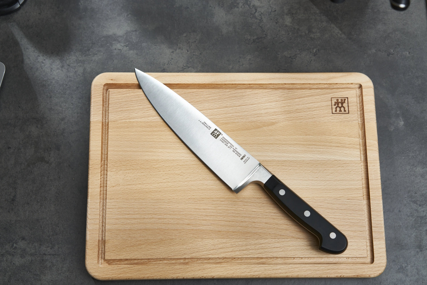 Ensemble de couteaux "S" professionnel, 3-PC. (Spick/Meat/Chef's Knife