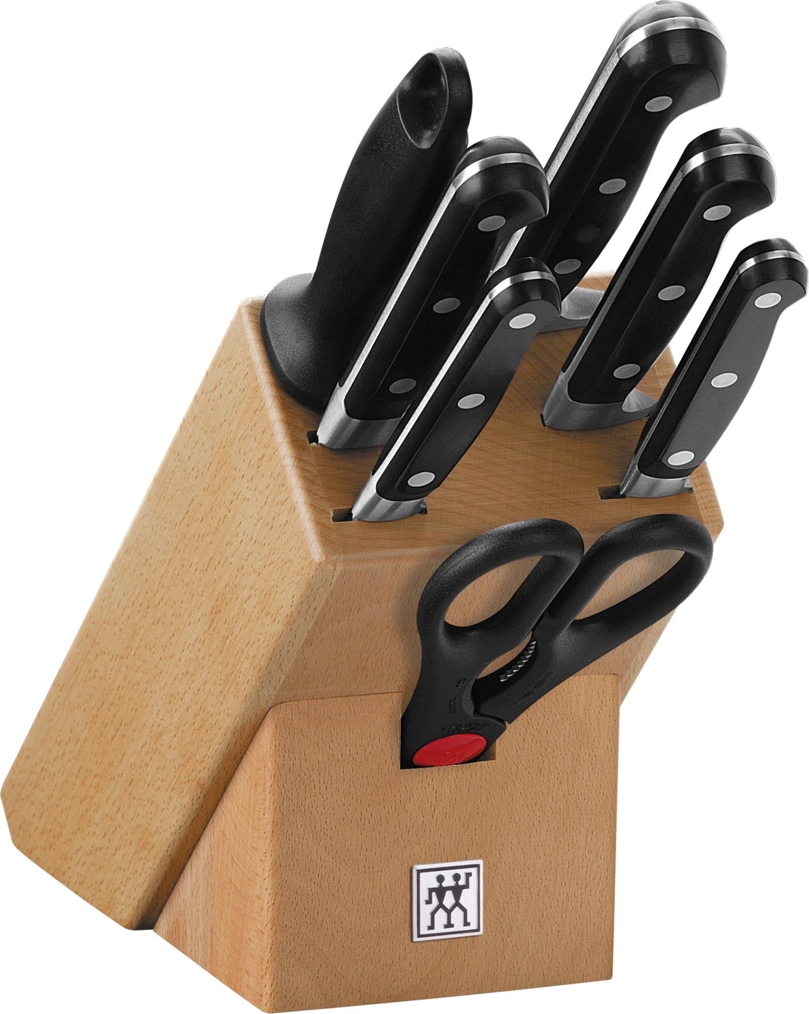 Professional "S" Messerblock, natur, 8-tlg. 290mm
