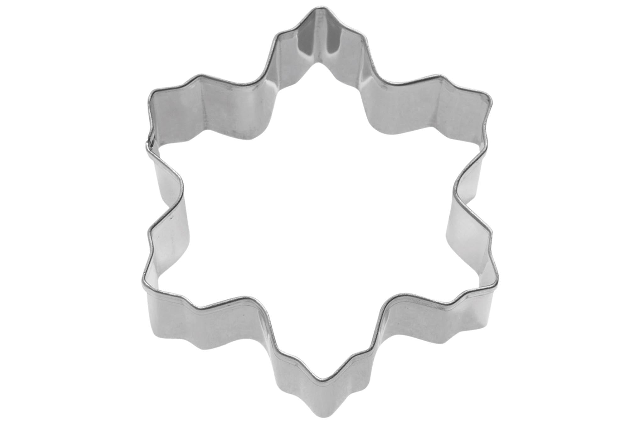 Ausstechform Schneekristall, 6cm in Silber präsentiert im Onlineshop von KAQTU Design AG. Ausstecher ist von Westmark
