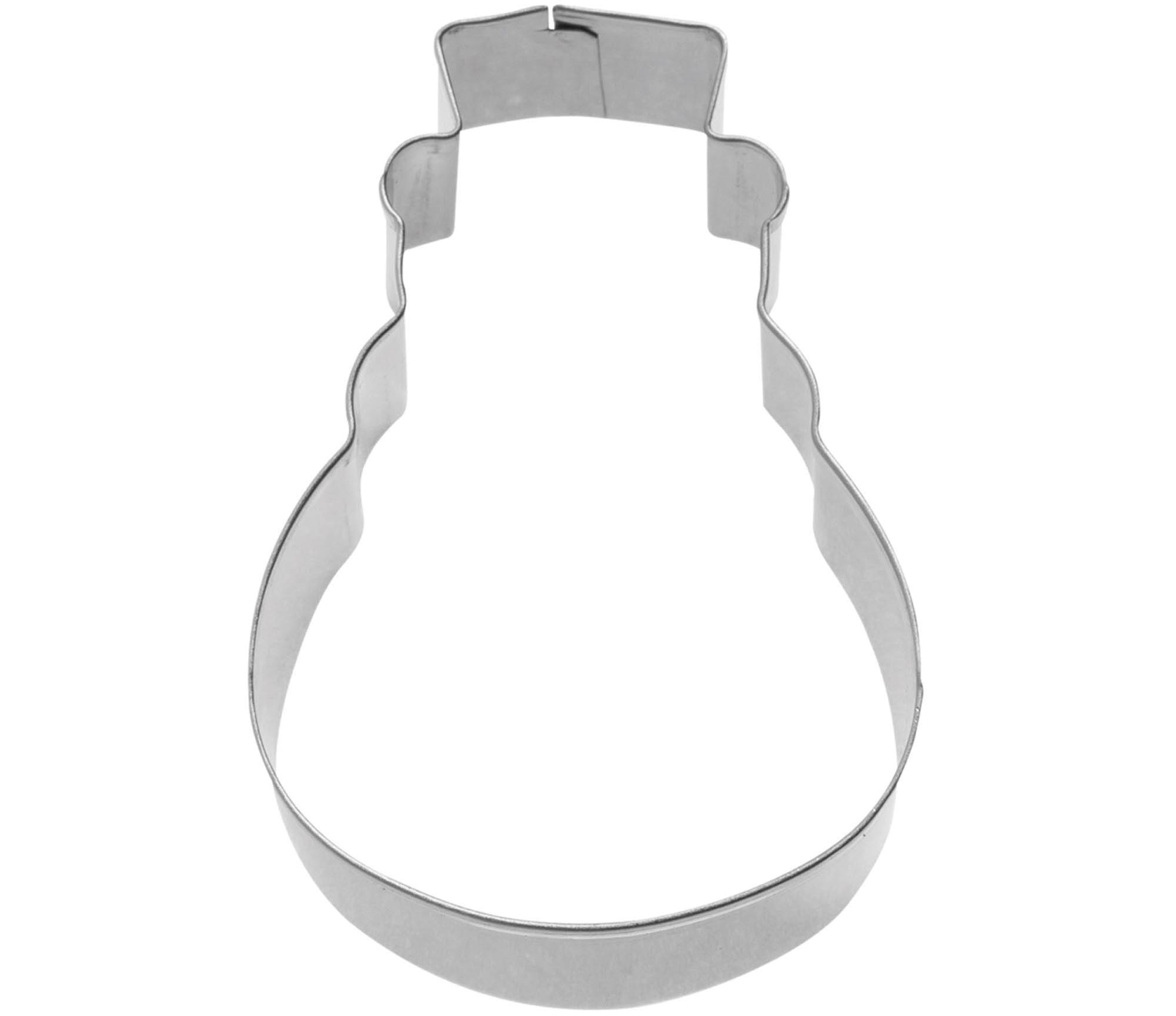 Ausstechform Schneemann, 6cm in Silber präsentiert im Onlineshop von KAQTU Design AG. Ausstecher ist von Westmark
