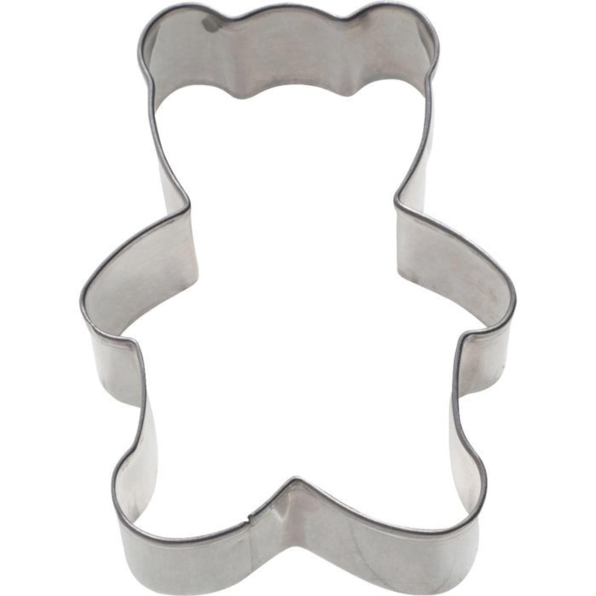 Ausstechform Bärchen, 6cm in Silber präsentiert im Onlineshop von KAQTU Design AG. Ausstecher ist von Westmark