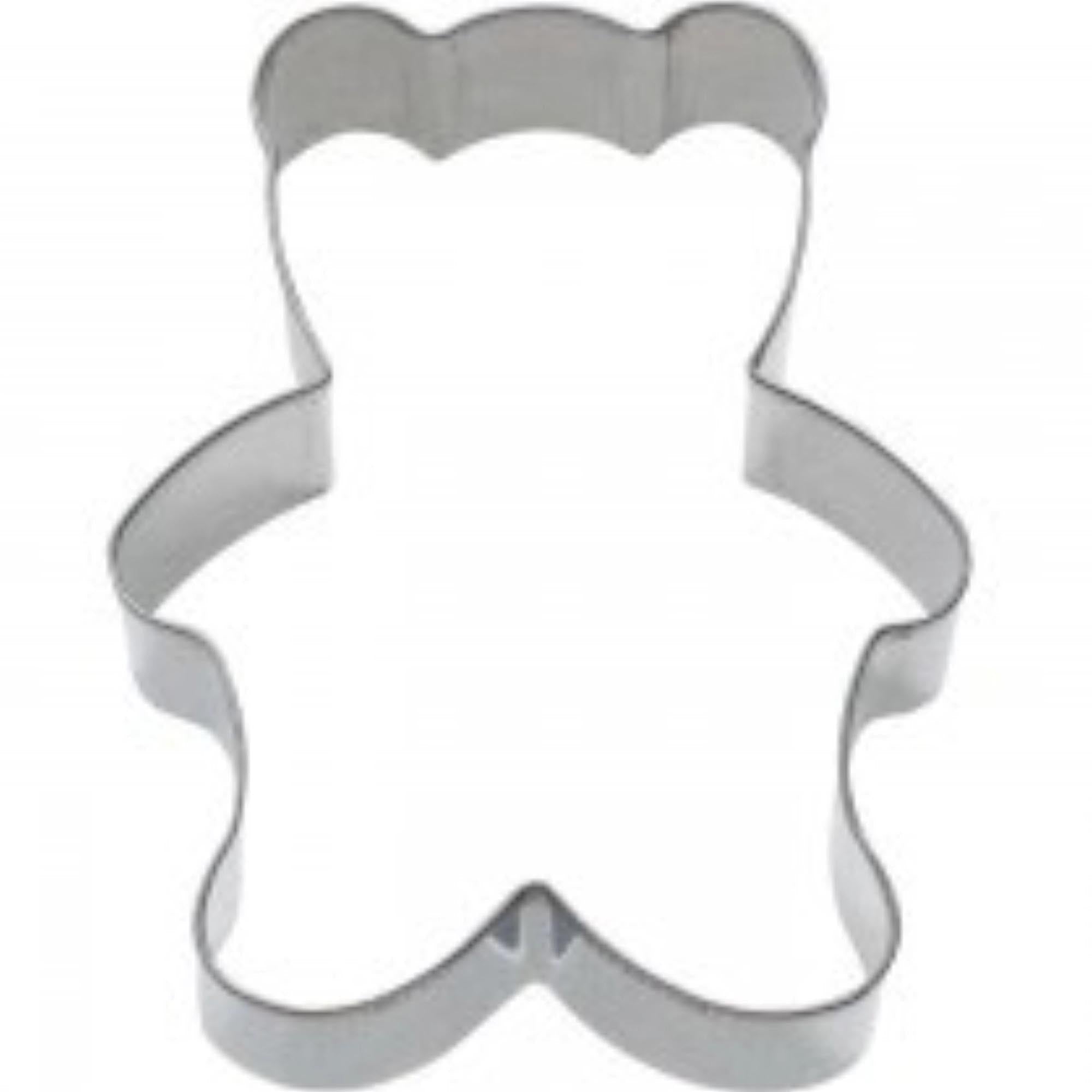 Ausstechform Bärchen, 8cm in Silber präsentiert im Onlineshop von KAQTU Design AG. Ausstecher ist von Westmark