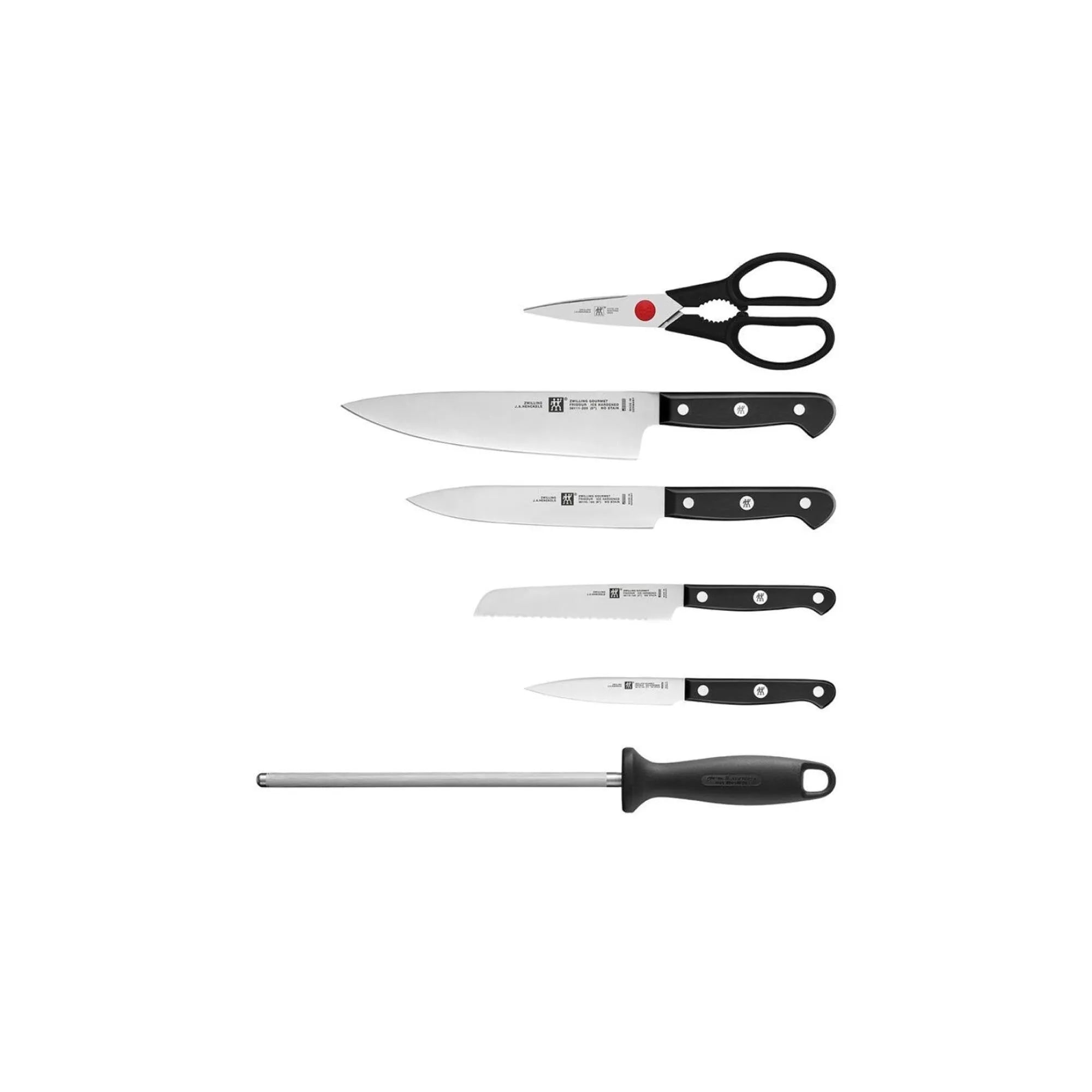 Eleganter 7-tlg. ZWILLING Messerblock für exzellente Schneidleistung.