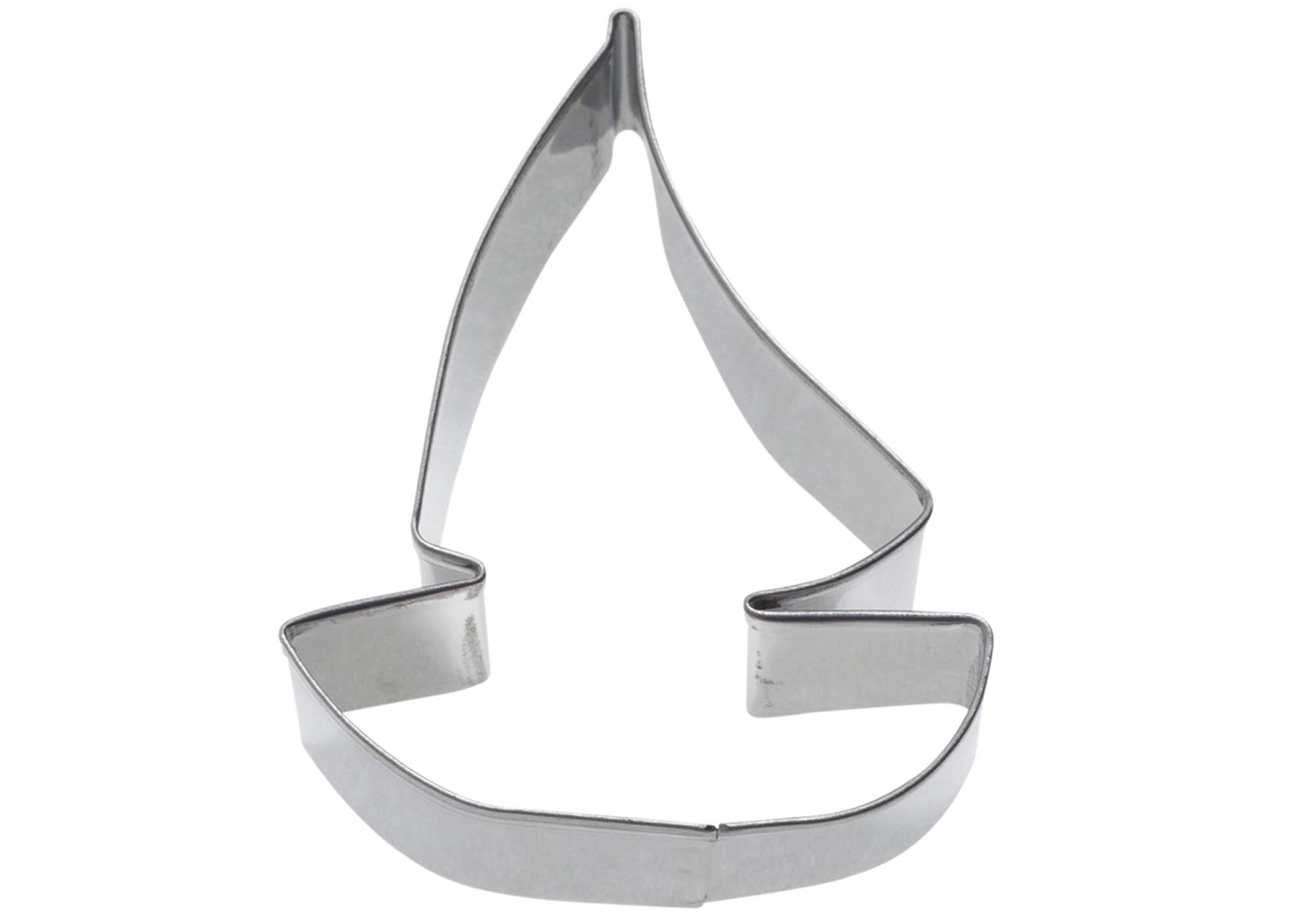 Ausstechform Segelschiff, 6cm in Silber präsentiert im Onlineshop von KAQTU Design AG. Ausstecher ist von Westmark