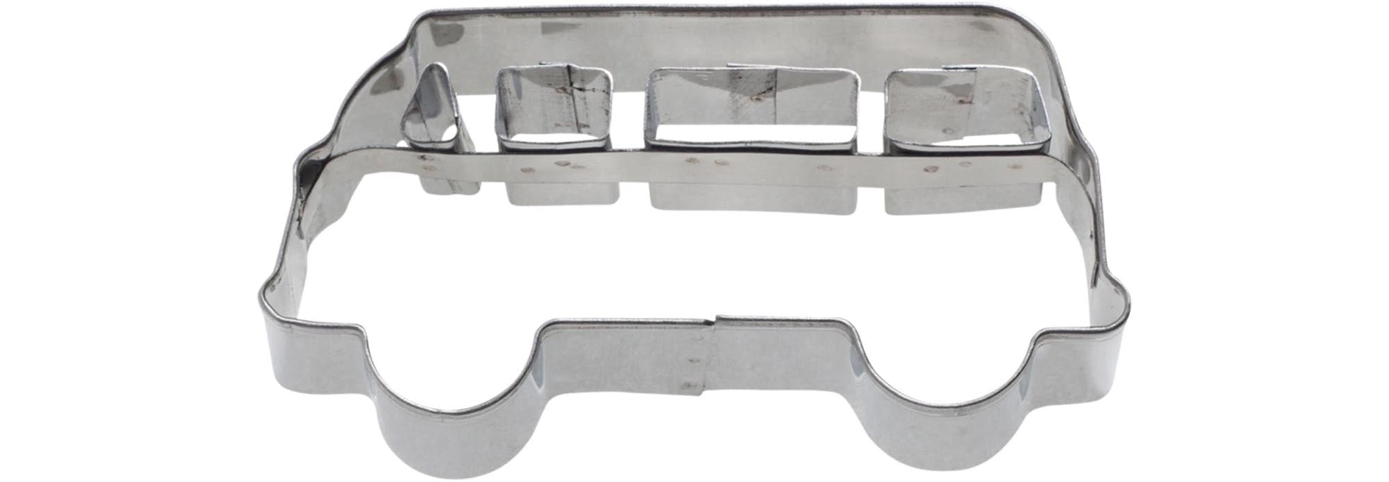 Ausstechform Bus 2D, 6cm in Silber präsentiert im Onlineshop von KAQTU Design AG. Ausstecher ist von Westmark