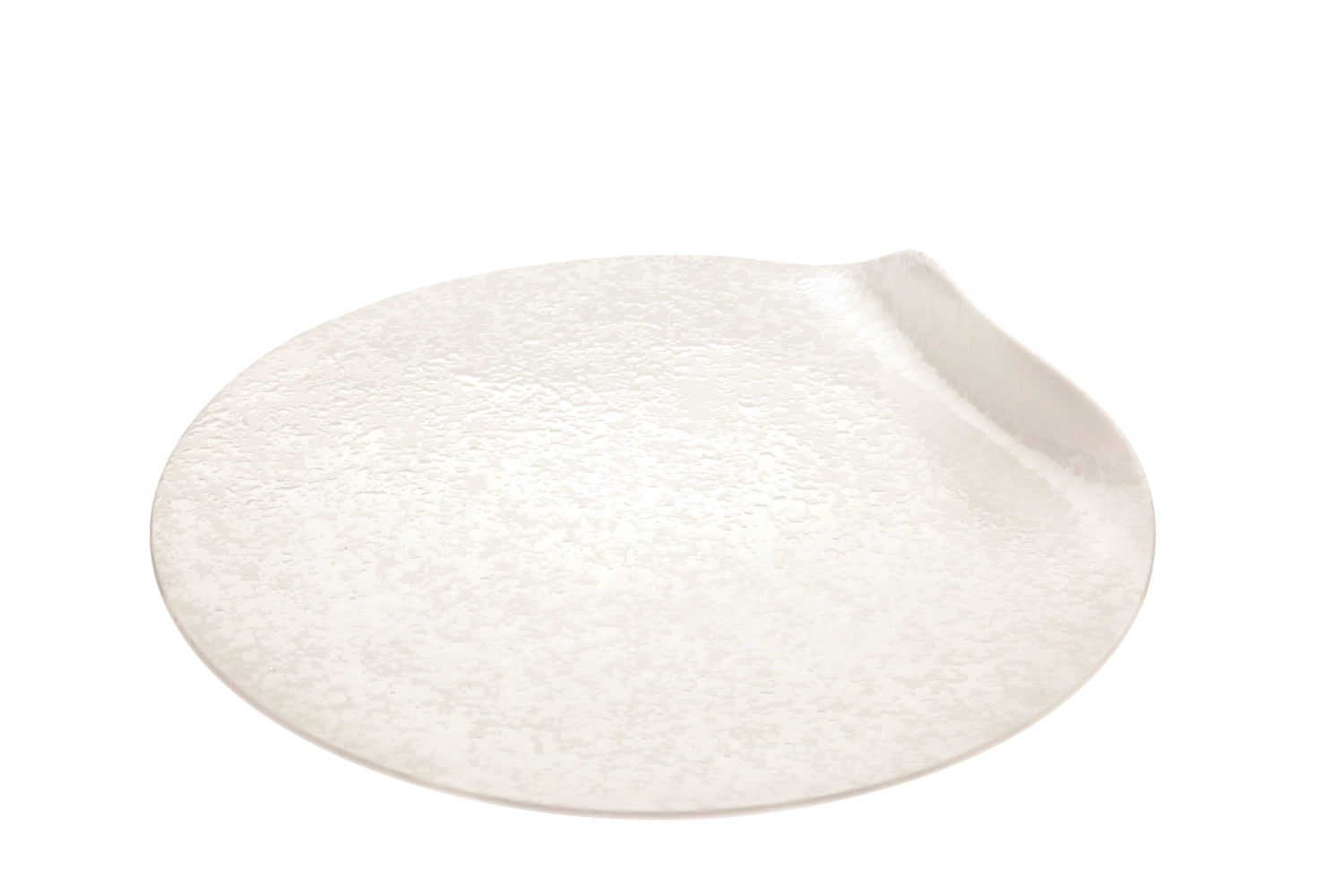 Diva 09 Teller flach gebogen 27cm in Weiss präsentiert im Onlineshop von KAQTU Design AG. Teller ist von Royale