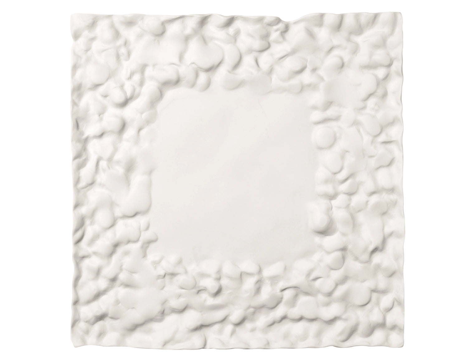 Materia 09 Platte quadratisch 15x15cm ohne Glasur in Weiss präsentiert im Onlineshop von KAQTU Design AG. Platte ist von Royale