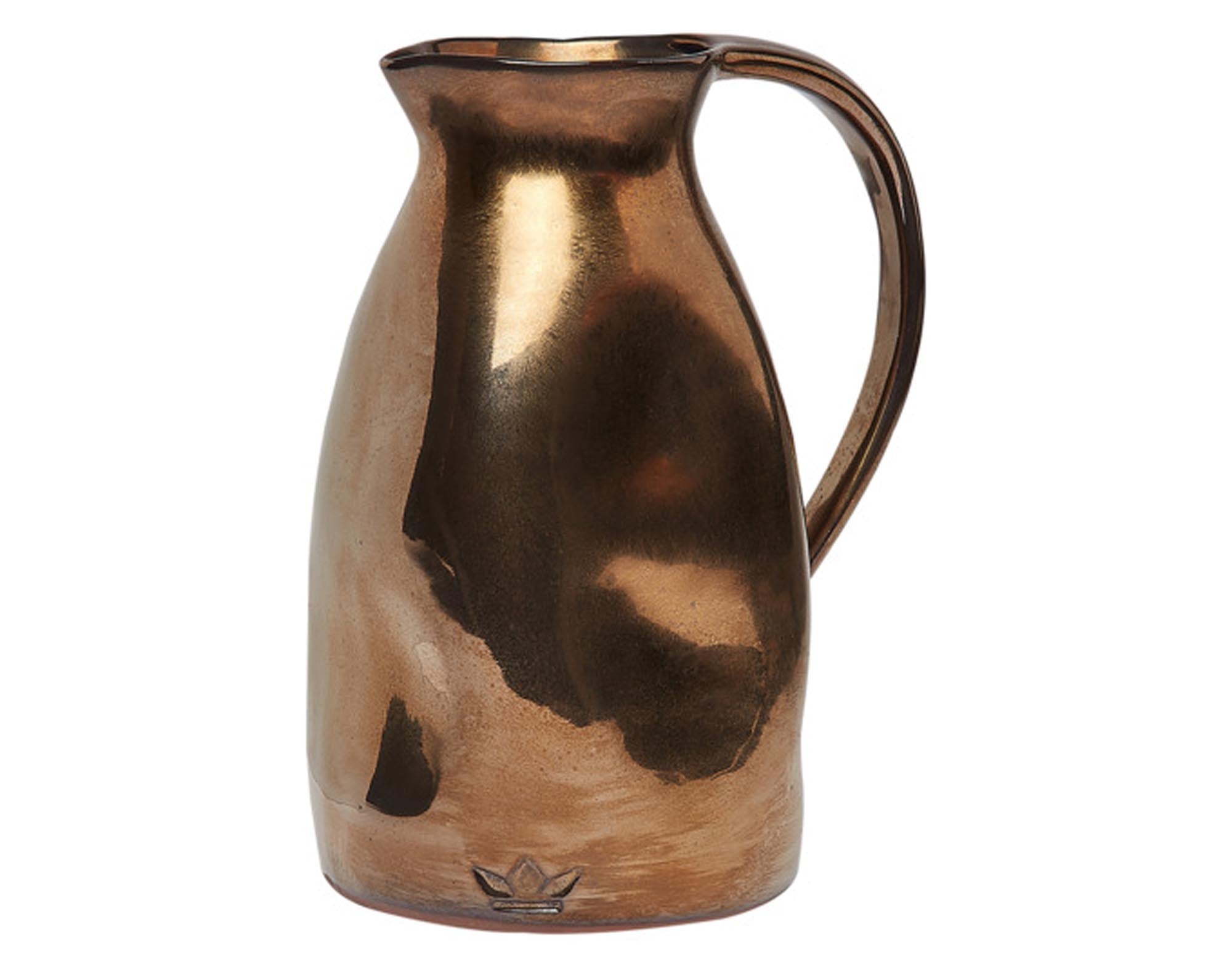 DUTCHDELUXES Krug platin ø 13.5x24 cm in  präsentiert im Onlineshop von KAQTU Design AG. Kanne ist von DUTCHDELUXES
