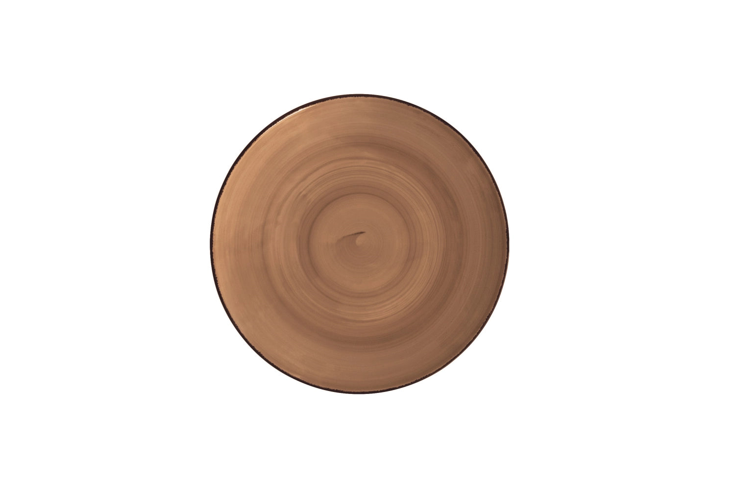 Pure Teller flach 17cm braun in Braun präsentiert im Onlineshop von KAQTU Design AG. Teller ist von Royale