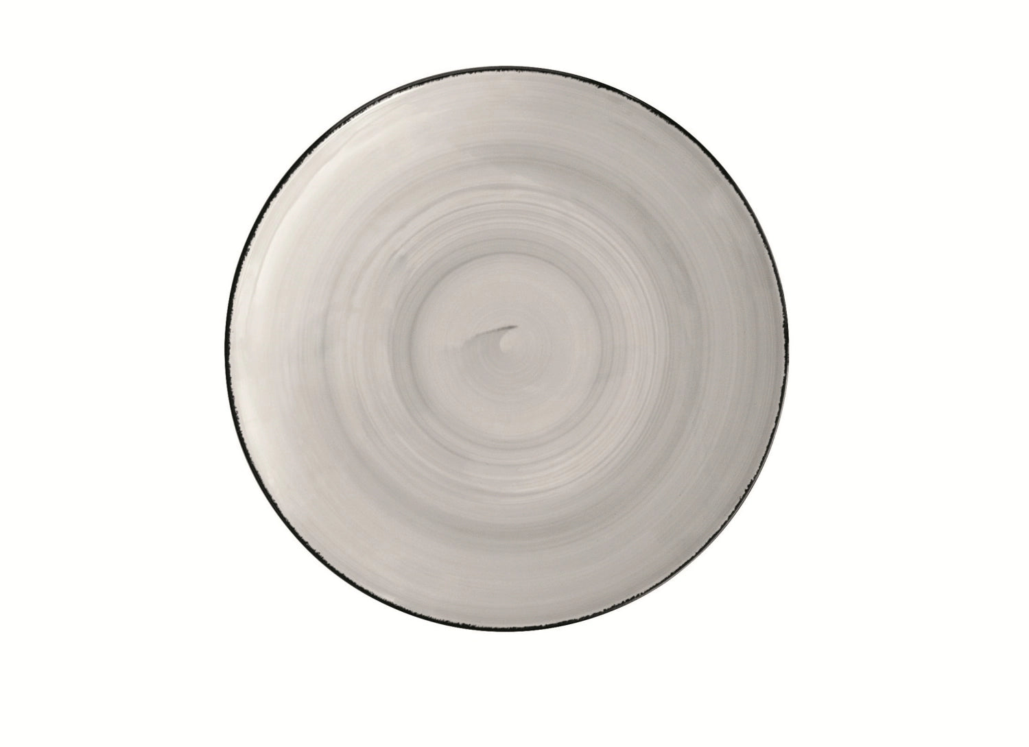 Pure Teller flach 28cm grau in Grau präsentiert im Onlineshop von KAQTU Design AG. Teller ist von Royale