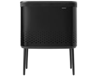 BRABANTIA Wäschebox mit Deckel Bo matt black 60 l