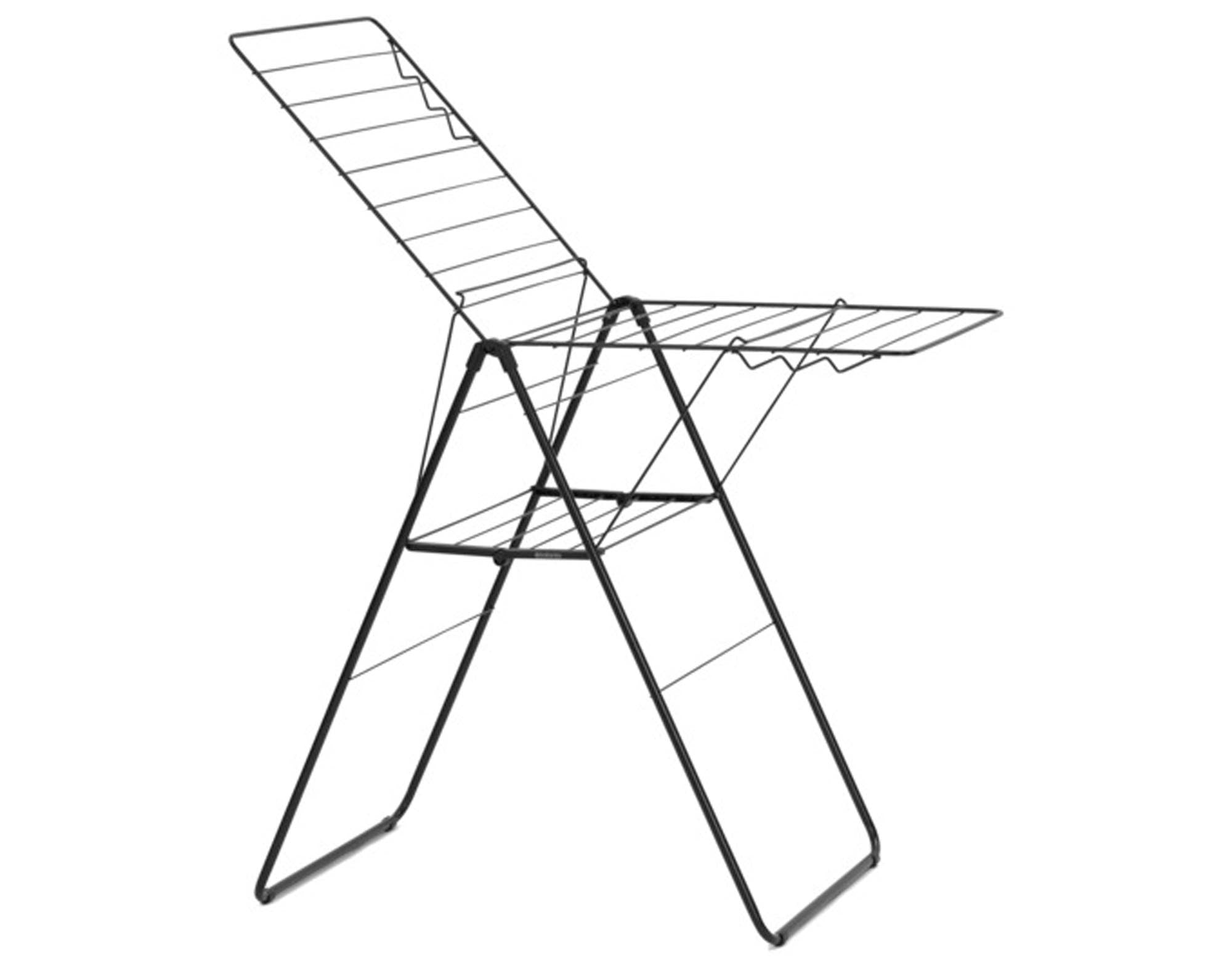 BRABANTIA Wäschetrockner HangOn matt black 20 m in  präsentiert im Onlineshop von KAQTU Design AG. Wäscheständer ist von BRABANTIA