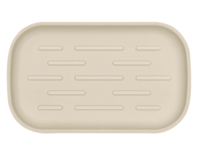 Elegante Seifenschale in soft beige, aus hochwertigem Material, ideal für Badezimmer und Küche, von BRABANTIA.
