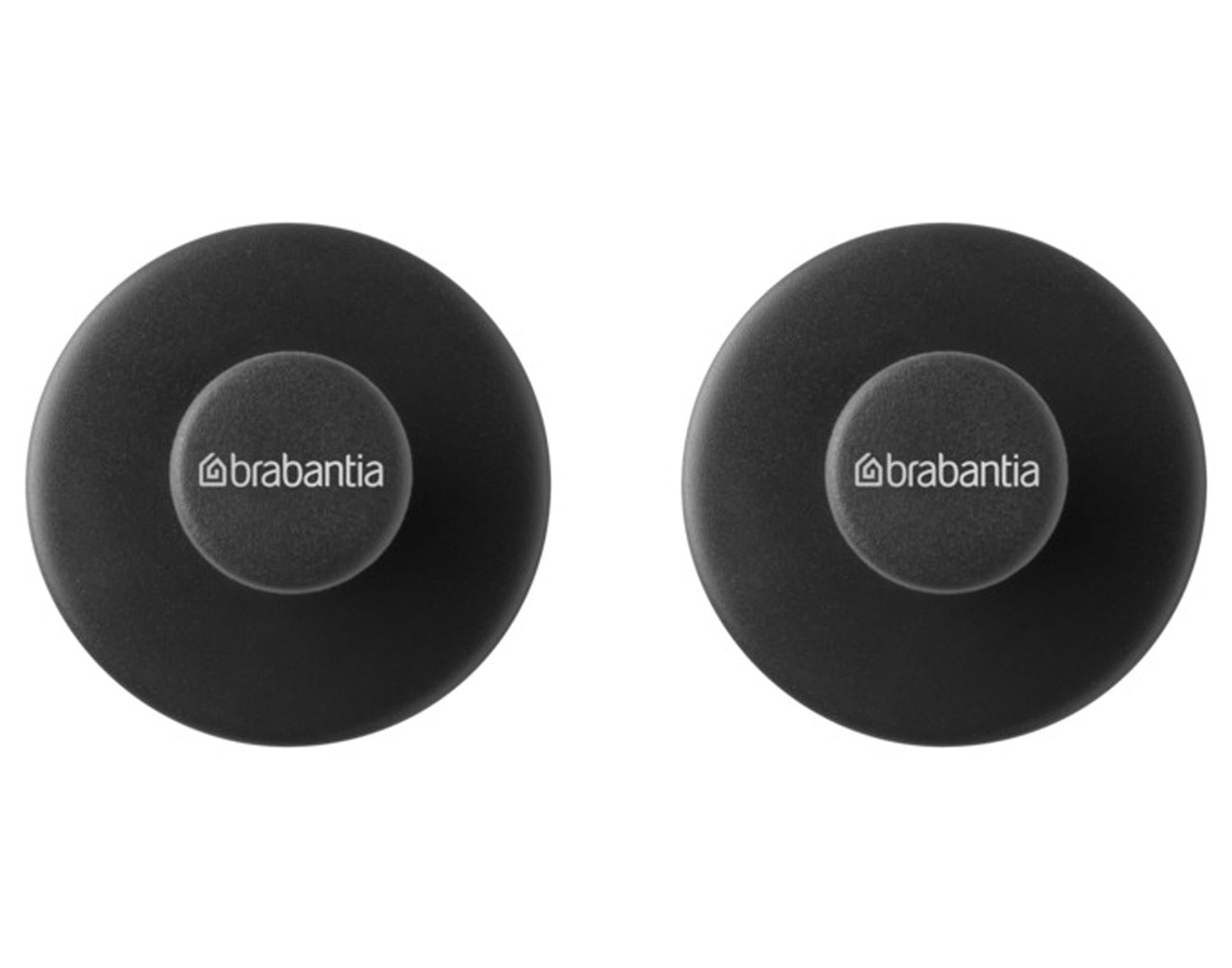BRABANTIA Handtuchhaken ReNew 2 Stück dark grey in  präsentiert im Onlineshop von KAQTU Design AG. Handtuchhalter ist von BRABANTIA