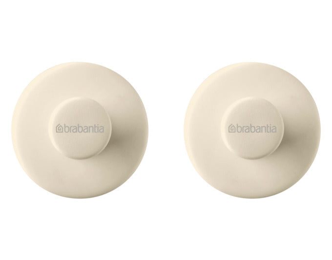 BRABANTIA Handtuchhaken ReNew 2 Stück soft beige in  präsentiert im Onlineshop von KAQTU Design AG. Kleiderhaken ist von BRABANTIA