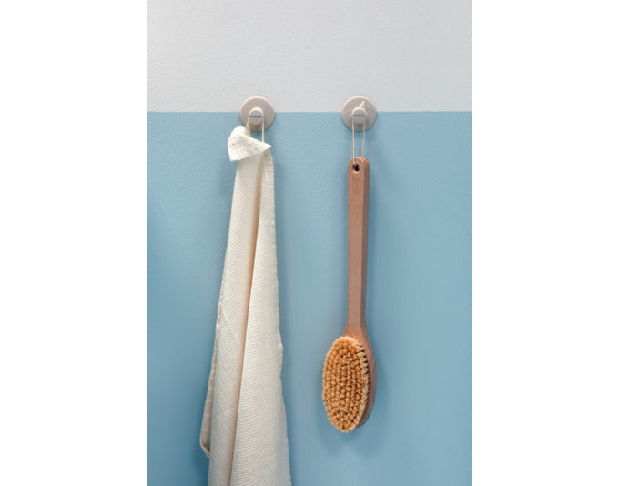 BRABANTIA Handtuchhaken ReNew 2 Stück soft beige in  präsentiert im Onlineshop von KAQTU Design AG. Kleiderhaken ist von BRABANTIA