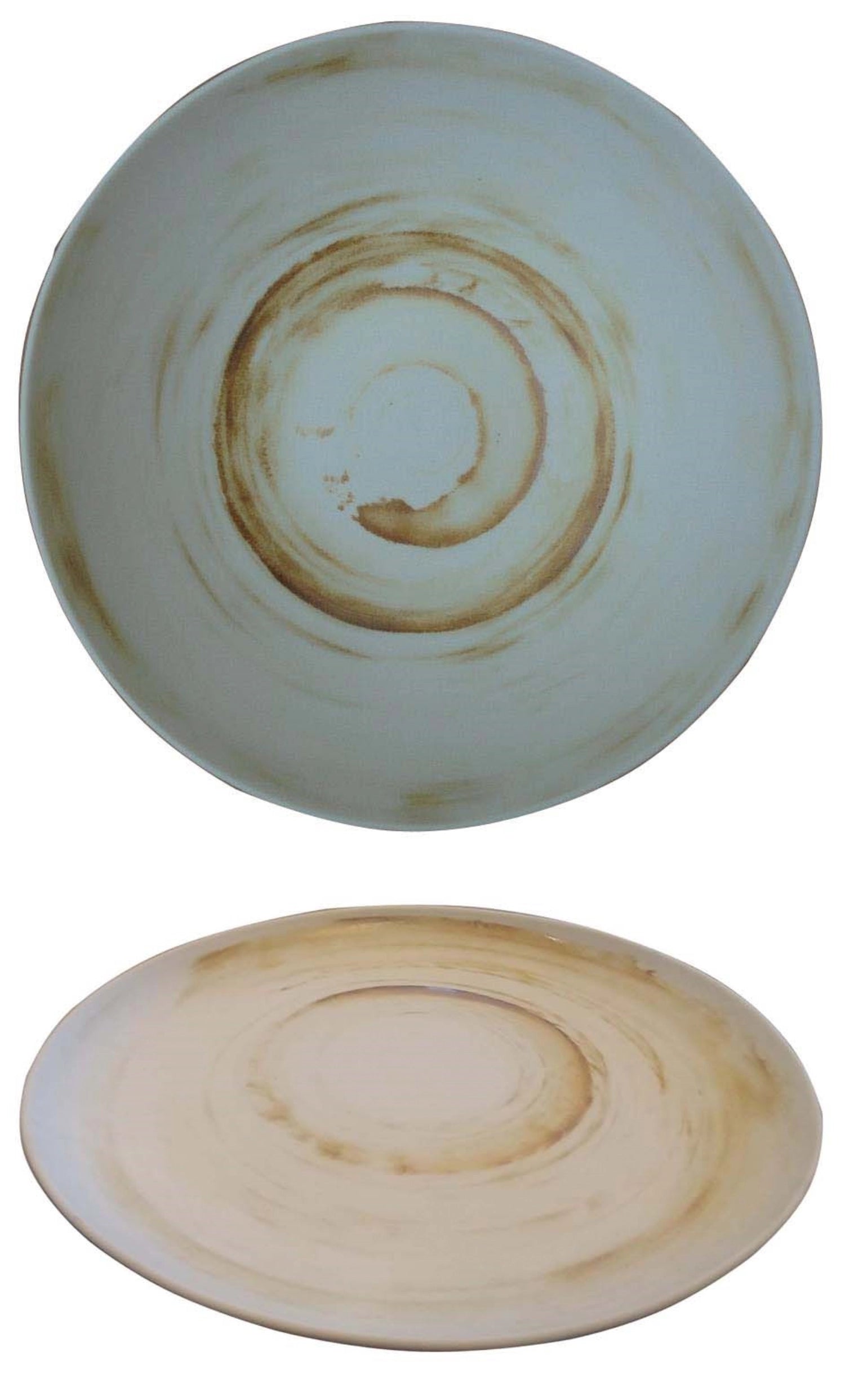 Diva 06 Teller halbtief 27cm H2cm matt braun in Braun präsentiert im Onlineshop von KAQTU Design AG. Teller ist von Royale