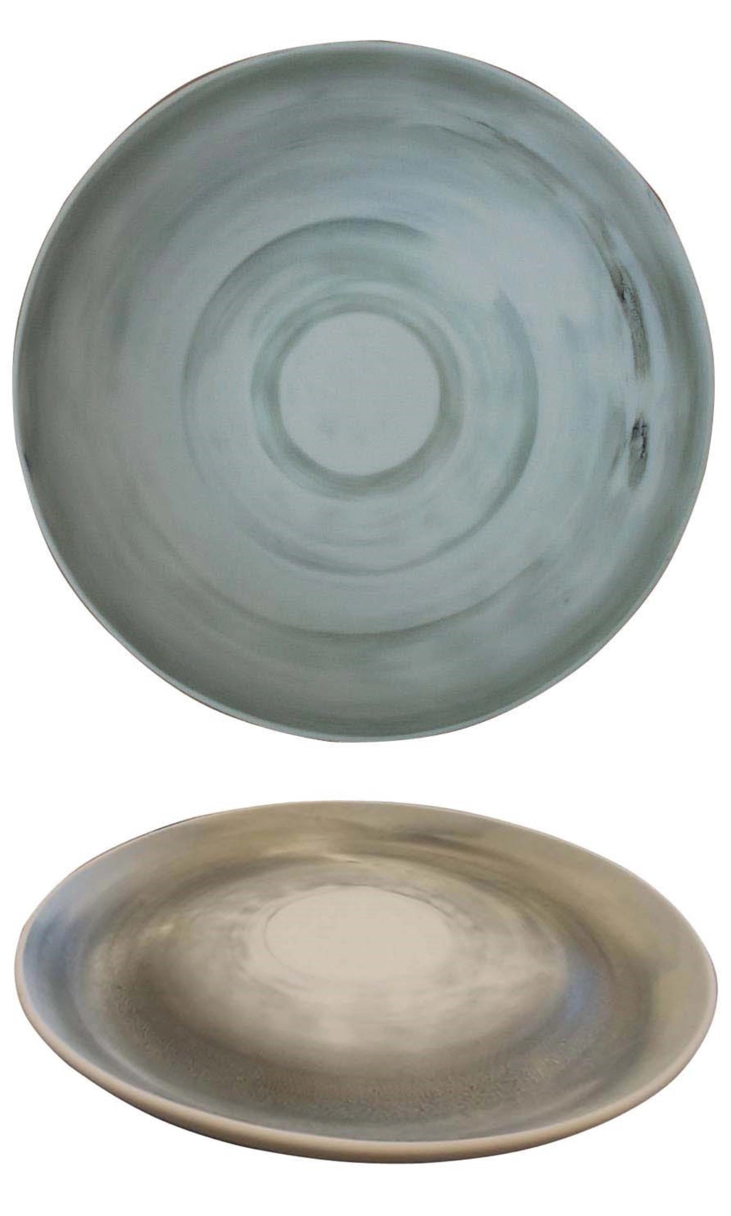 Diva 06 Teller halbtief 27cm H2cm matt schwarz in Schwarz präsentiert im Onlineshop von KAQTU Design AG. Teller ist von Royale