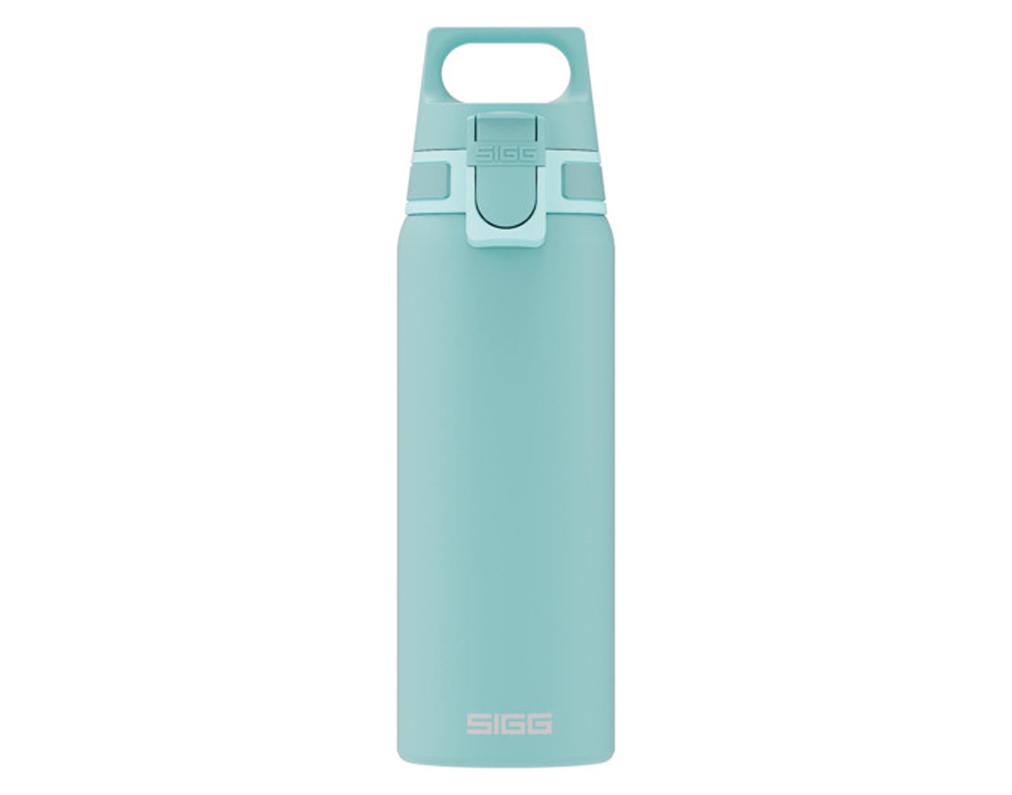 SIGG Trinkflasche 0.75 l, robust, auslaufsicher, BPA-frei, Aluminium, Glacier-Design, ideal für unterwegs.