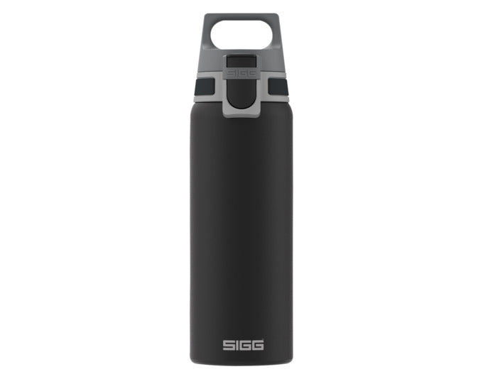 Trinkflasche Bottle Shield One black 0.75 l in  präsentiert im Onlineshop von KAQTU Design AG. Flasche ist von SIGG