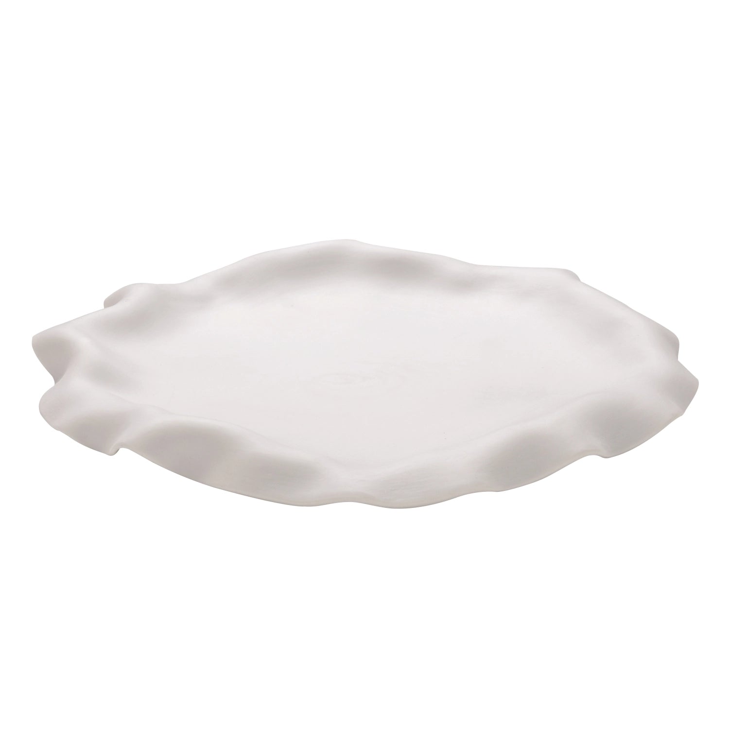 Seta.08S Teller glasiert 15cm in Weiss präsentiert im Onlineshop von KAQTU Design AG. Teller ist von Royale