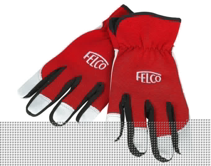 FELCO Lederhandschuh rotweiss Modell 702 Gr. XL in  präsentiert im Onlineshop von KAQTU Design AG. Gartenutensilien ist von FELCO