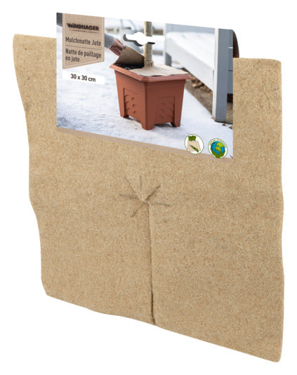 WINDHAGER Jute-DISC greenLine 30x30 cm natur in  präsentiert im Onlineshop von KAQTU Design AG. Gartenpflege ist von WINDHAGER