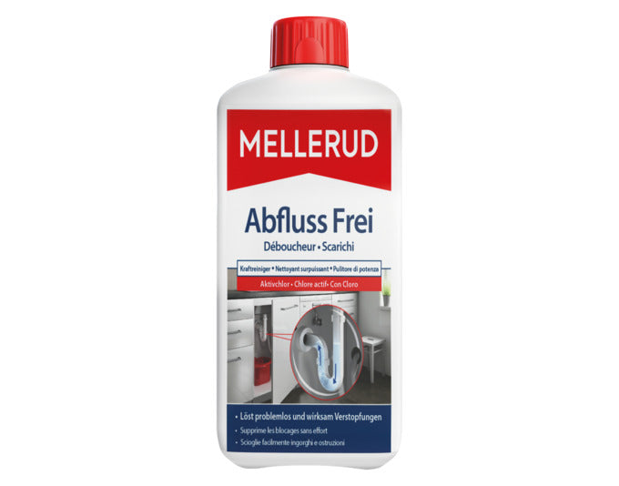 MELLERUD Abfluss Frei Kraftreiniger 1.0 l in  präsentiert im Onlineshop von KAQTU Design AG. Reinigungsmittel ist von MELLERUD