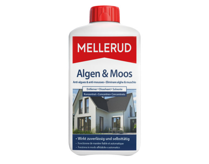 MELLERUD Algen und Moos Entferner 1.0 l in  präsentiert im Onlineshop von KAQTU Design AG. Reinigungsmittel ist von MELLERUD