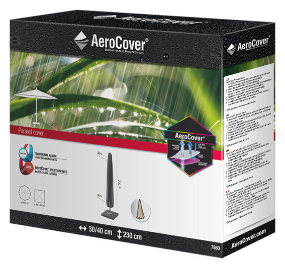 PLATINUM AEROCOVER Schutzhülle Sonnenschirm 230x30/40 cm in  präsentiert im Onlineshop von KAQTU Design AG. Gartenmöbelabdeckung ist von PLATINUM AEROCOVER