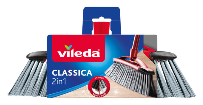 VILEDA Besen Classica 2in1 ohne Stiel in  präsentiert im Onlineshop von KAQTU Design AG. Besen ist von VILEDA