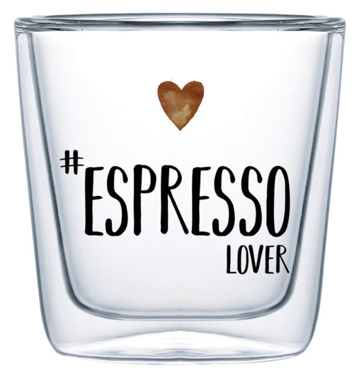 Trinkglas Trend Espresso Lover doppelwandig in  präsentiert im Onlineshop von KAQTU Design AG. Glas ist von PPD