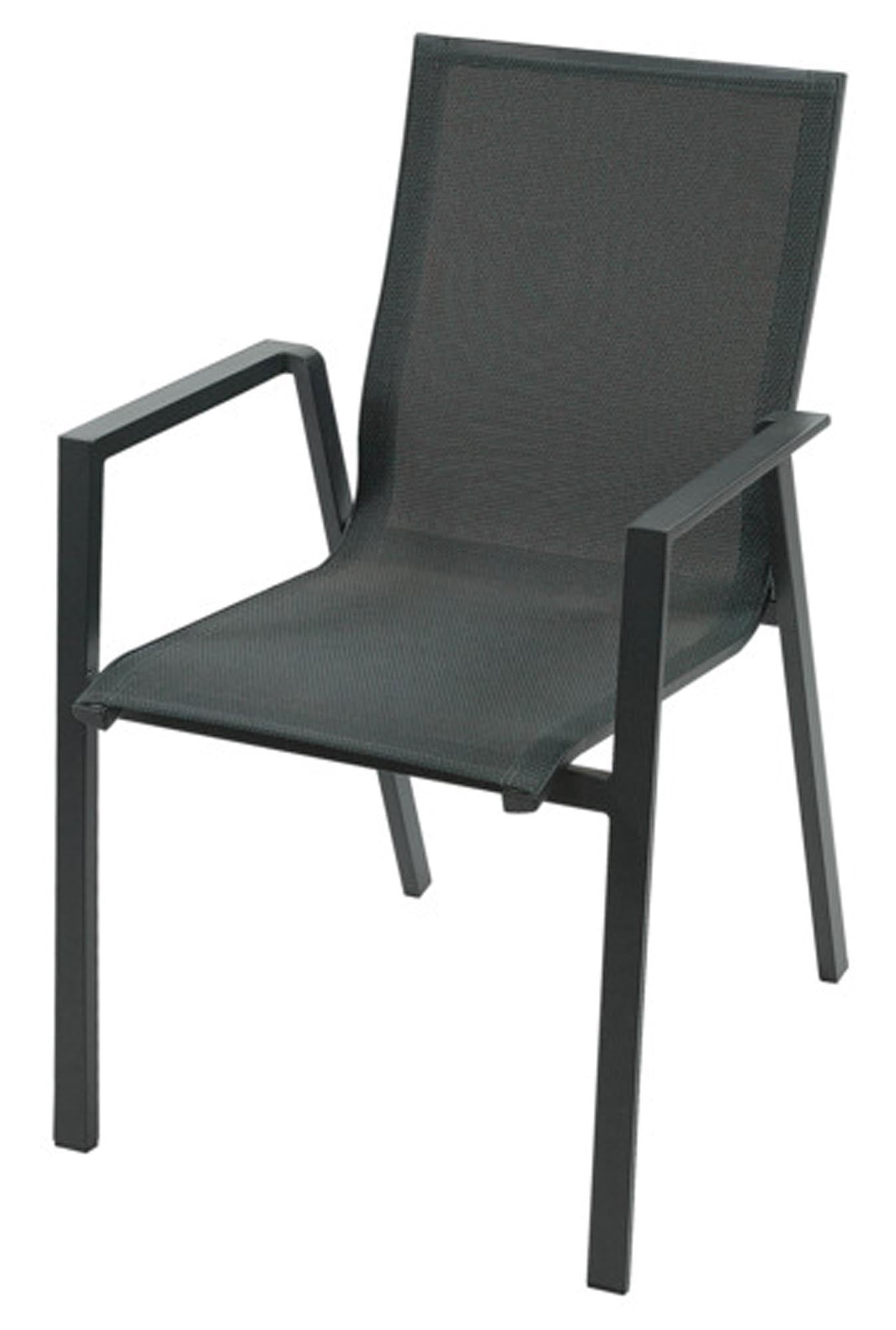 Eleganter, wetterfester Gartensessel Reno in Grau von SIENA GARDEN – stilvoll, komfortabel und pflegeleicht.