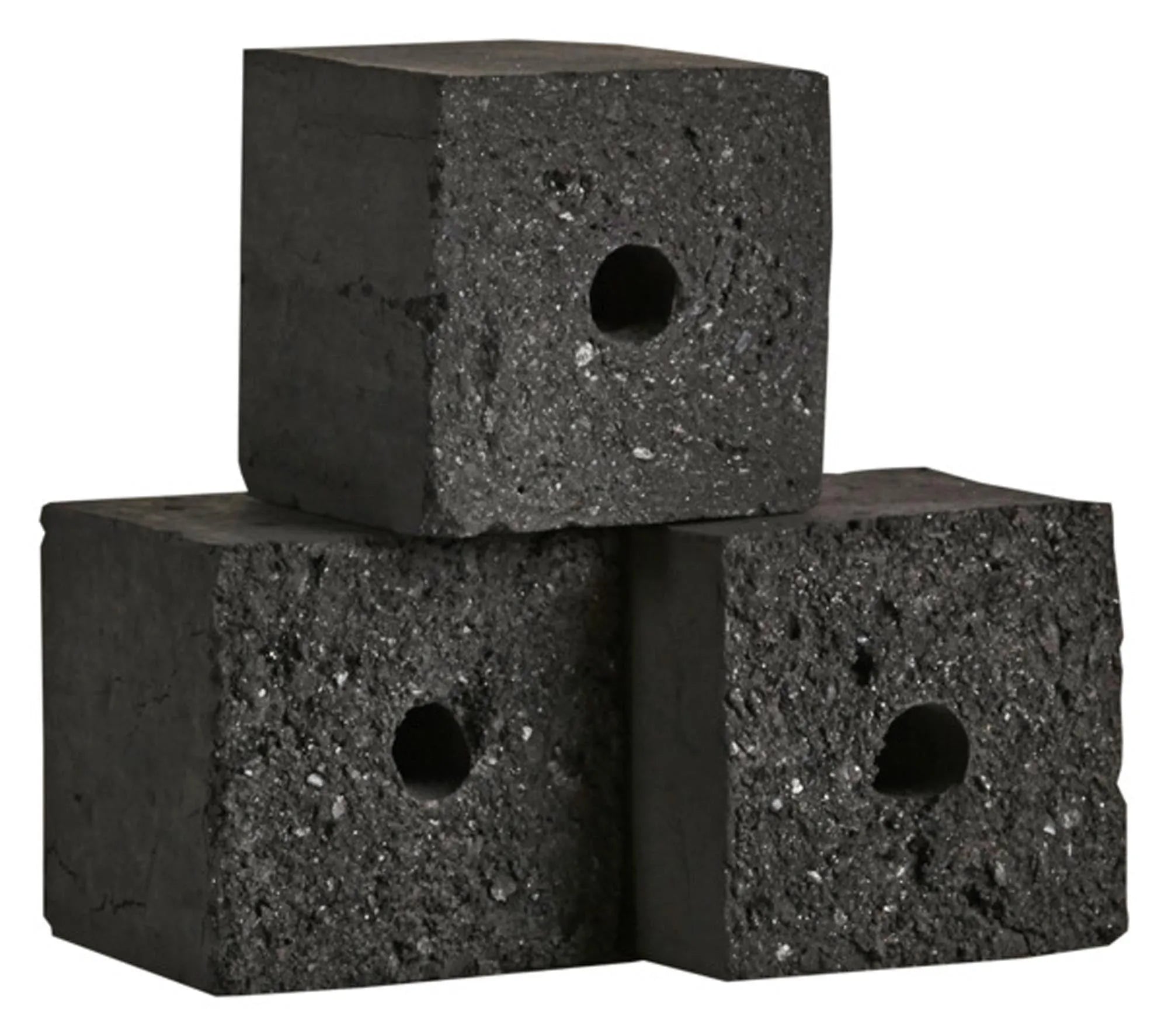 Hochwertige Kokoko Grillkohle in Würfelform, 3 kg, ideal für langanhaltendes und gleichmäßiges Grillen.