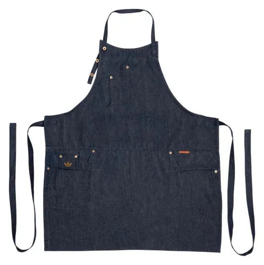 DUTCHDELUXES  Schürze 5-Pocket Comfort Fit denim brute in  präsentiert im Onlineshop von KAQTU Design AG. Küchenhelfer ist von DUTCHDELUXES