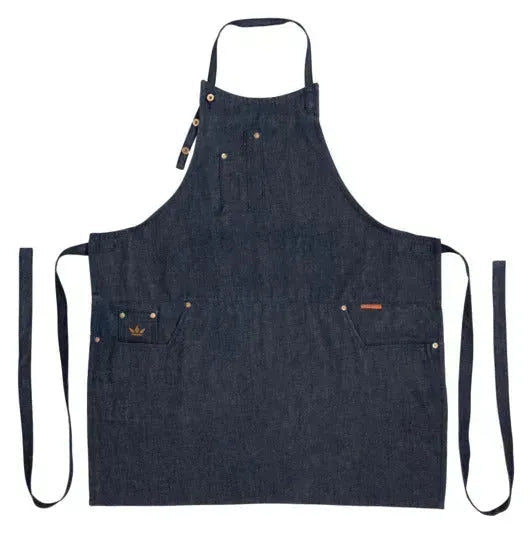 DUTCHDELUXES  Schürze 5-Pocket Comfort Fit denim brute in  präsentiert im Onlineshop von KAQTU Design AG. Küchenhelfer ist von DUTCHDELUXES