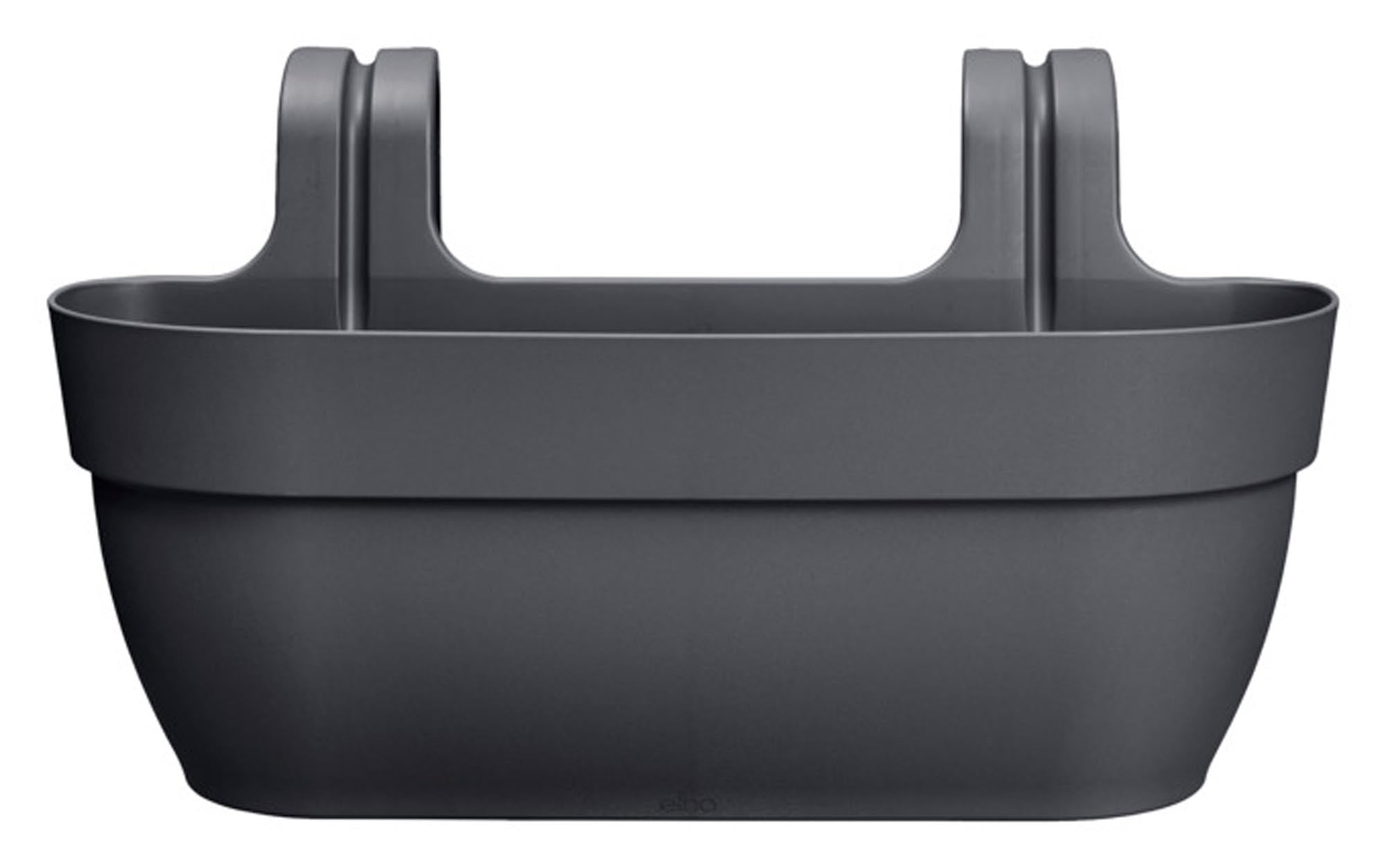 ELHO Balkonkasten Vibia Campana easy hanger L anthrazit 46x46x27 cm in  präsentiert im Onlineshop von KAQTU Design AG. Balkonkiste ist von ELHO