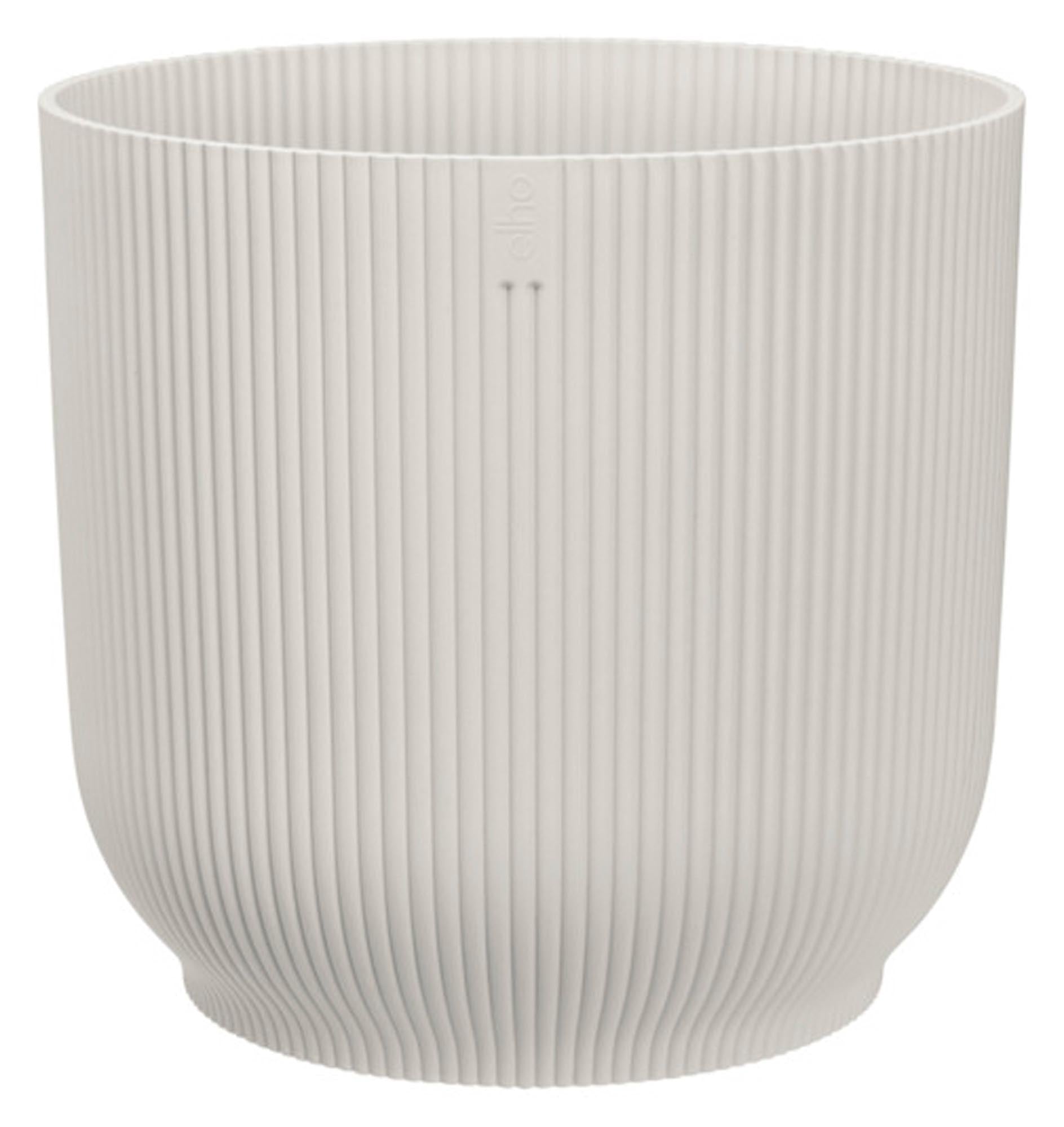 ELHO Vaso Vibes pieghevole rotondo con ruote bianco seta ø 35x32 cm