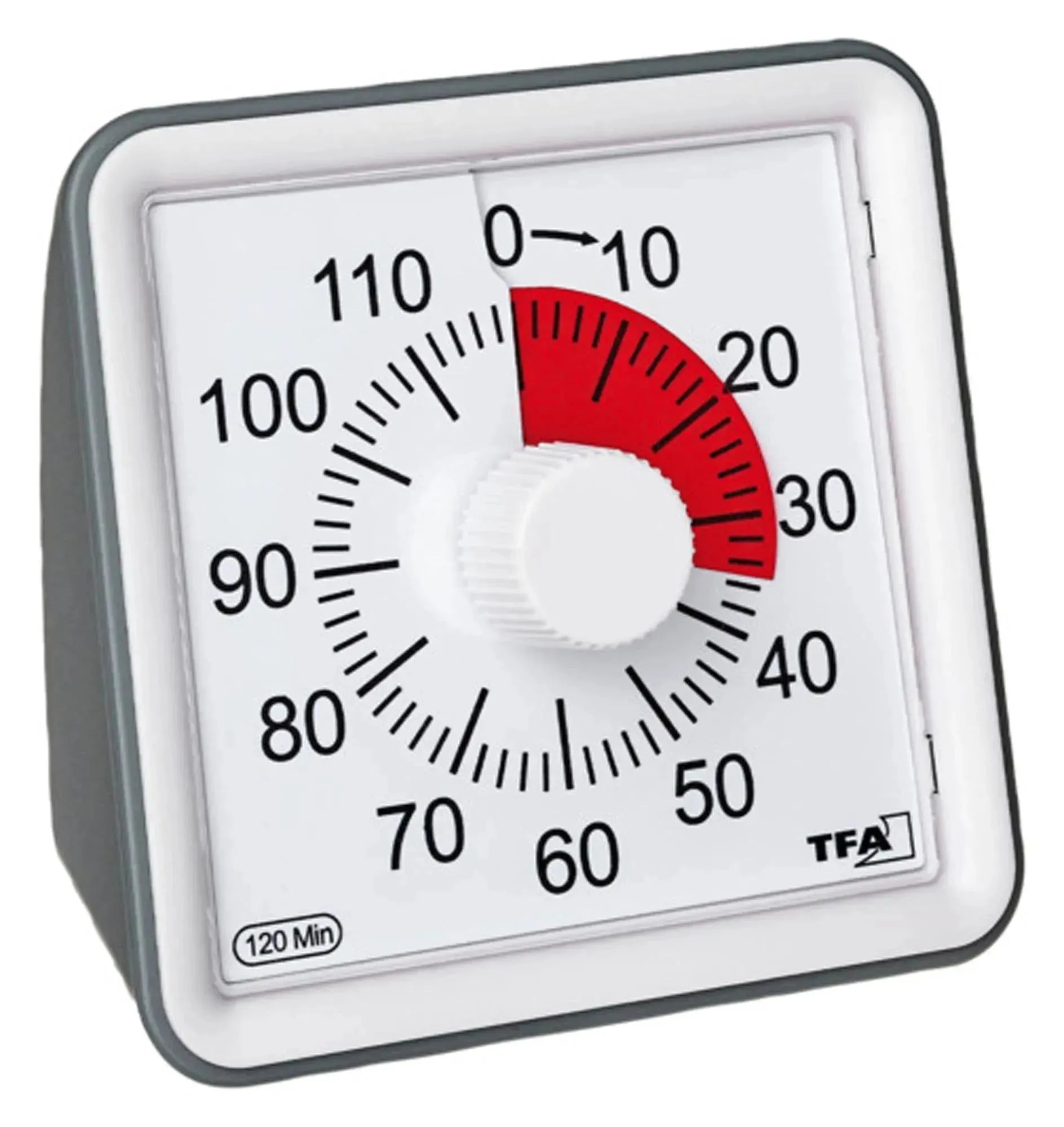 Der TFA Timer Visual 120 Min: Perfekter Küchenhelfer mit großem Display, einfacher Bedienung, langlebig, stilvoll und mit Alarmfunktion.
