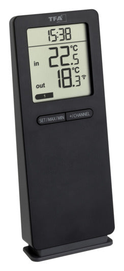 Funk-Thermometer Logoneo in  präsentiert im Onlineshop von KAQTU Design AG. Thermometer ist von TFA