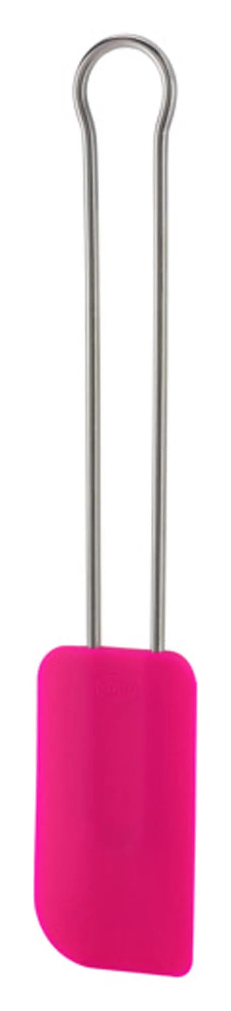 RÖSLE breiter pinker Silikon-Teigschaber, 26 cm, ideal zum Backen.